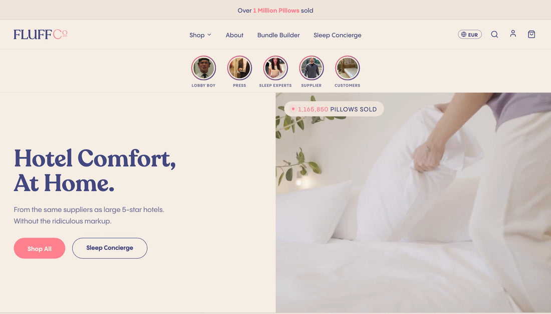 FluffCo · Linge de lit