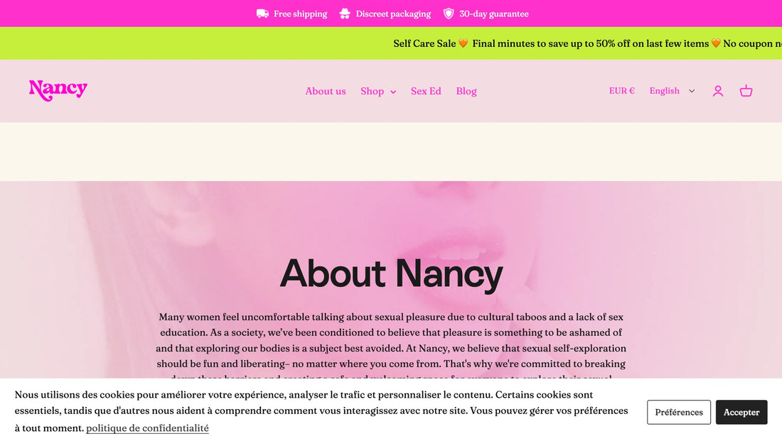 Hello Nancy · Bien-être intime