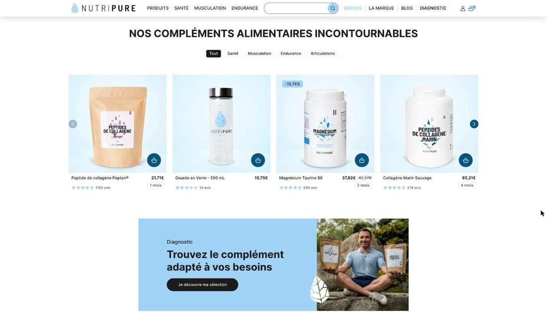 Nutripure · Nutrition sportive